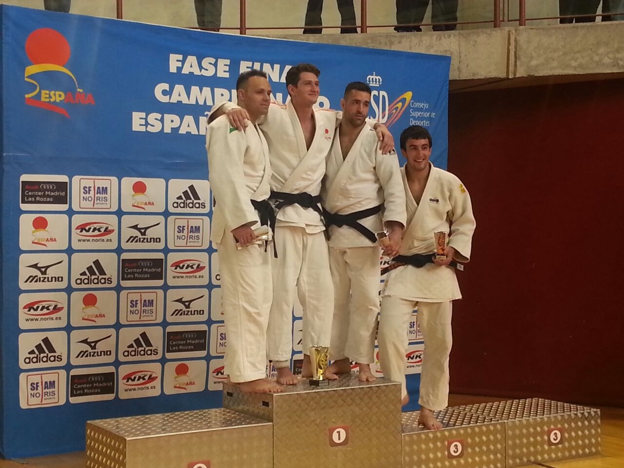 Oro y 2 Bronces para los Navarros en el Campeonato de España de Judo Absoluto. MAS FOTOS.